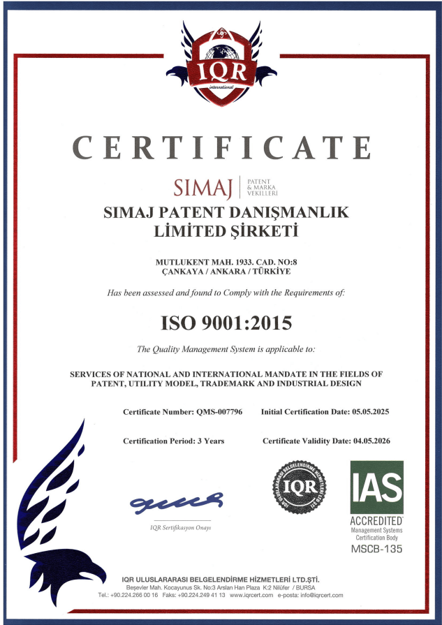 Simaj Patent | Quality Policy