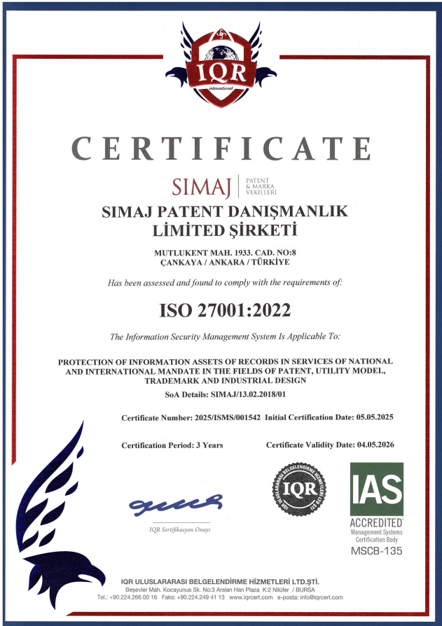 Simaj Patent | Quality Policy