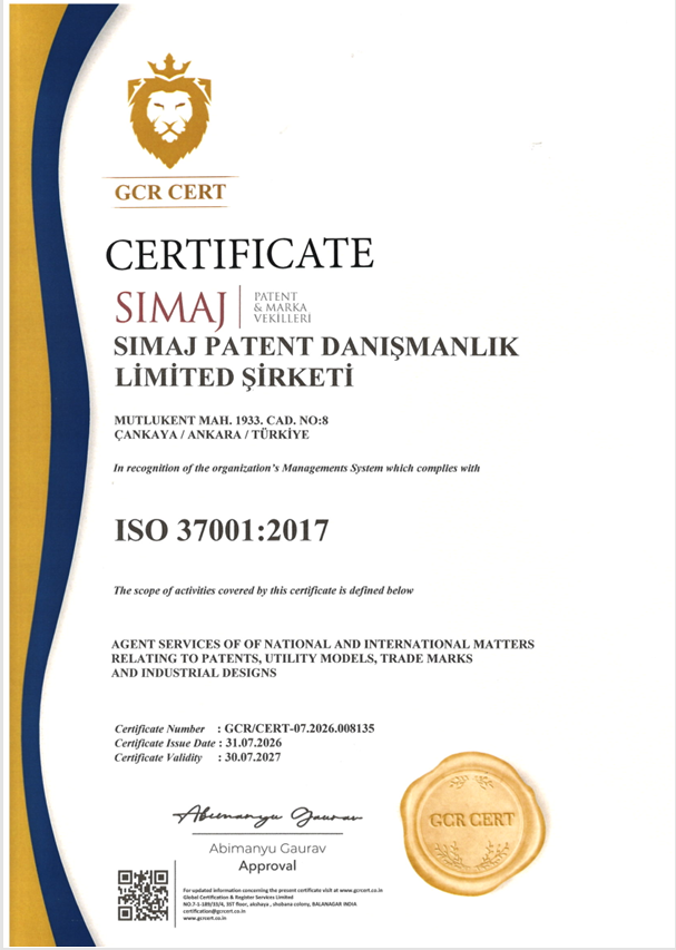 Simaj Patent: Trademark Registration Application and Patent Application | Quality Policy